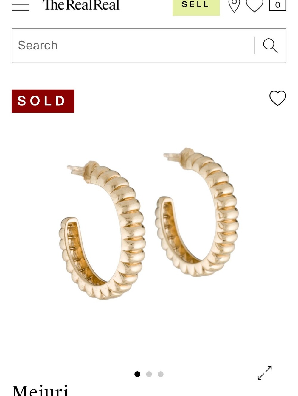 Mejuri Large Charlotte Hoops